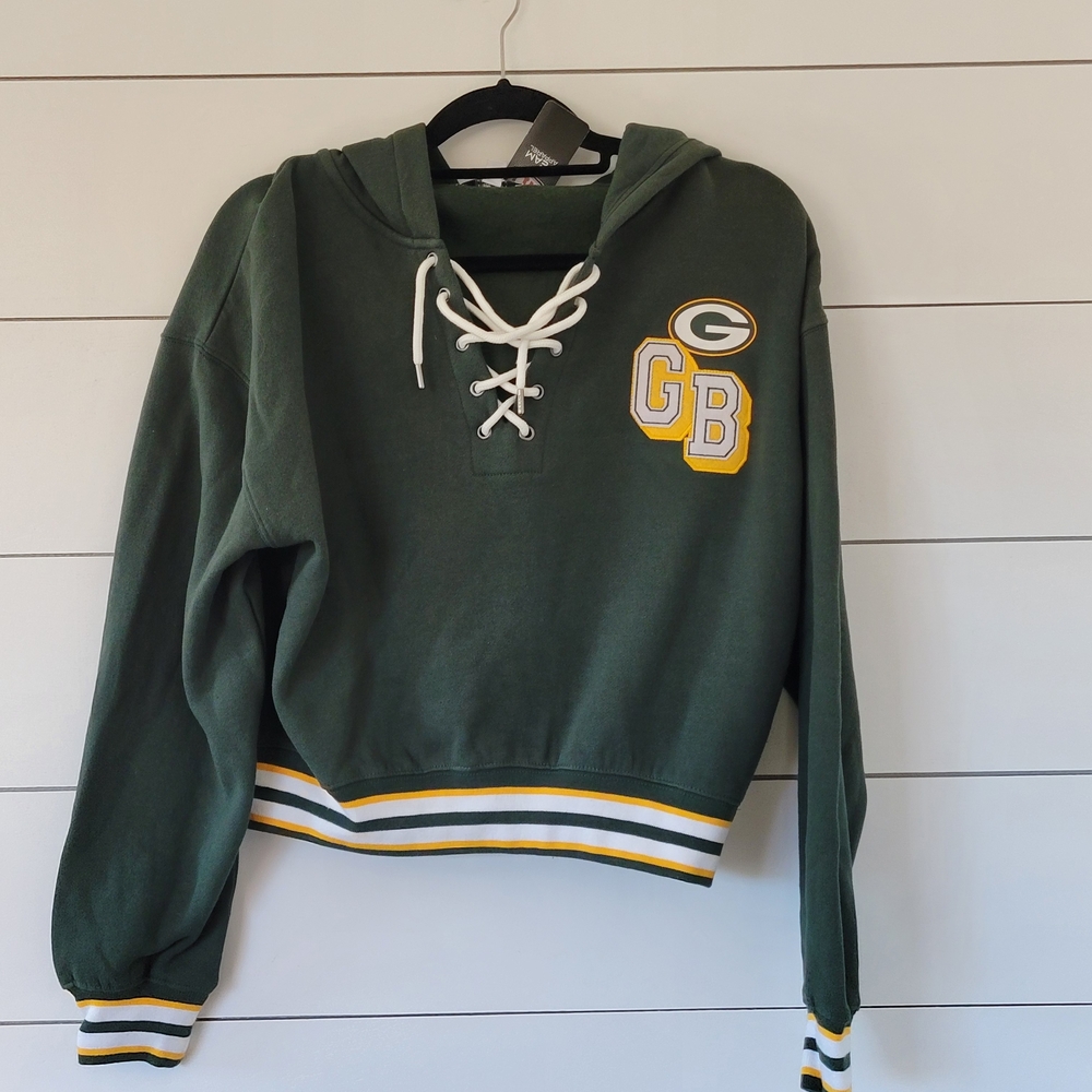 Green Bay Packers Women's Green Hoodie Sweater